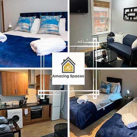 City Centre 2 Bed Flat Sleeps 3 For Work And Leisure With Free Wifi By Amazing Spaces Relocations Ltd Warrington Exterior foto