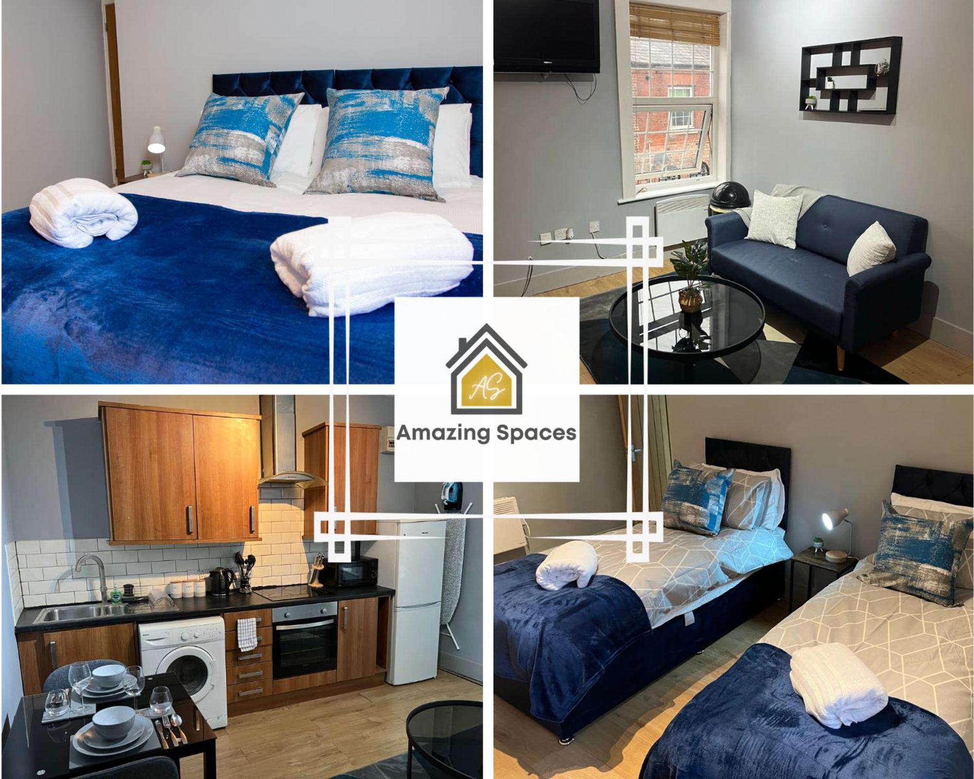 City Centre 2 Bed Flat Sleeps 3 For Work And Leisure With Free Wifi By Amazing Spaces Relocations Ltd Warrington Exterior foto